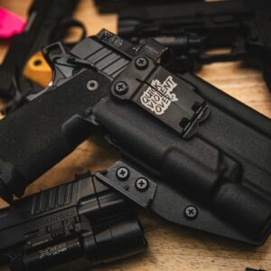 Springfield Armory 1911 DS Prodigy w/ SureFire X300 "More Discreet" IWB Holster - RH Black