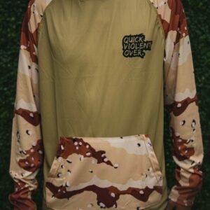 QVO "Choco Chip Camo" UPF Hoodie