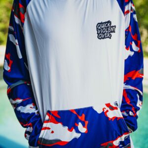 QVO "Tiger Stripe 'Merica!" UPF Hoodie