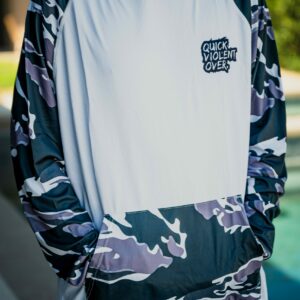 QVO "Tiger Stripe Smoke" UPF Hoodie