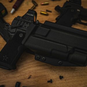 Staccato HD P4 w/ SureFire X300U "Secondary" OWB Holster - RH Black