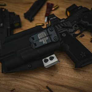 Staccato HD P4 w/ SureFire X300U "More Discreet" IWB Holster - LH Black