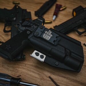 Staccato HD P4 w/ SureFire X300U "More Discreet" IWB Holster - RH Black