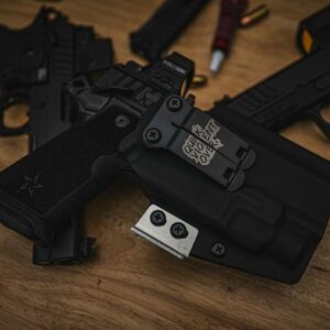 Staccato HD P4 w/ Streamlight TLR-7HLX "More Discreet" IWB Holster - RH Black