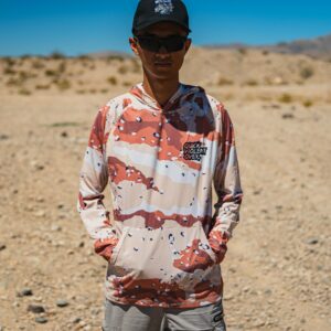 QVO "Choco Chip Full Camo" UPF Hoodie